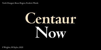 Centaur Now Font Poster 1